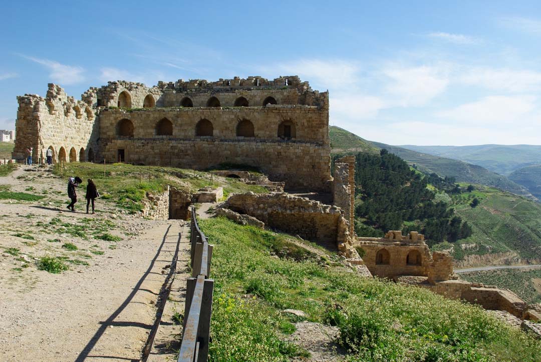 forteresse de Kerak en Jordanie