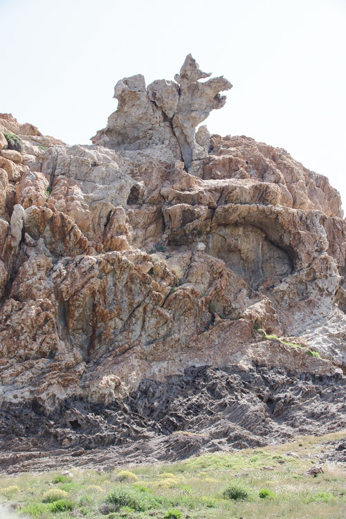 rochers aux formes étranges