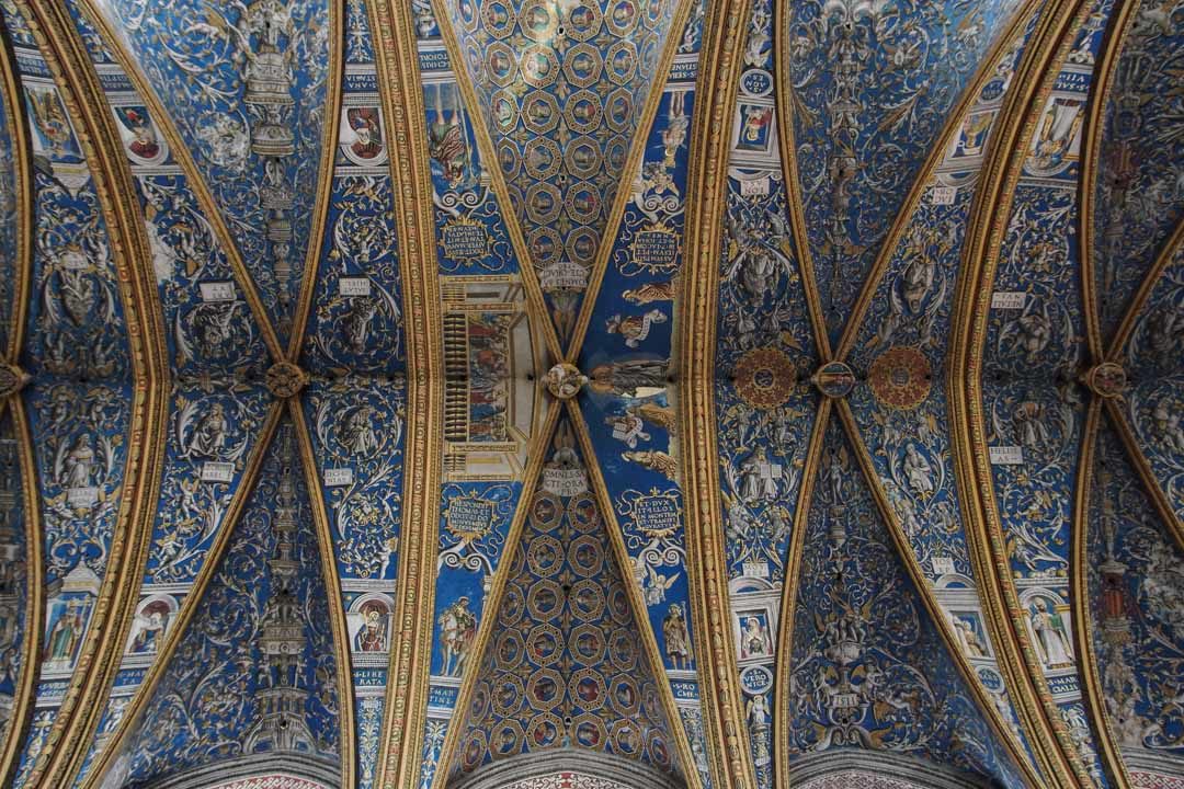 plafond de la cathédrale d'Albi