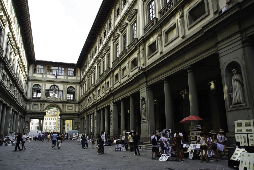 Le musée de la Galerie des Offices à Florence