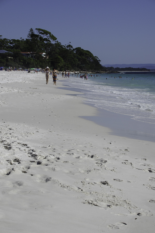 la plage de sable blanc de Hyams Beach