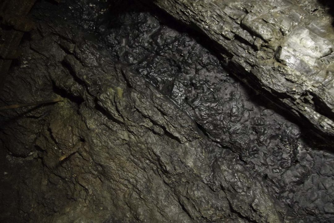 veine de charbon dans le sous-sol wallon