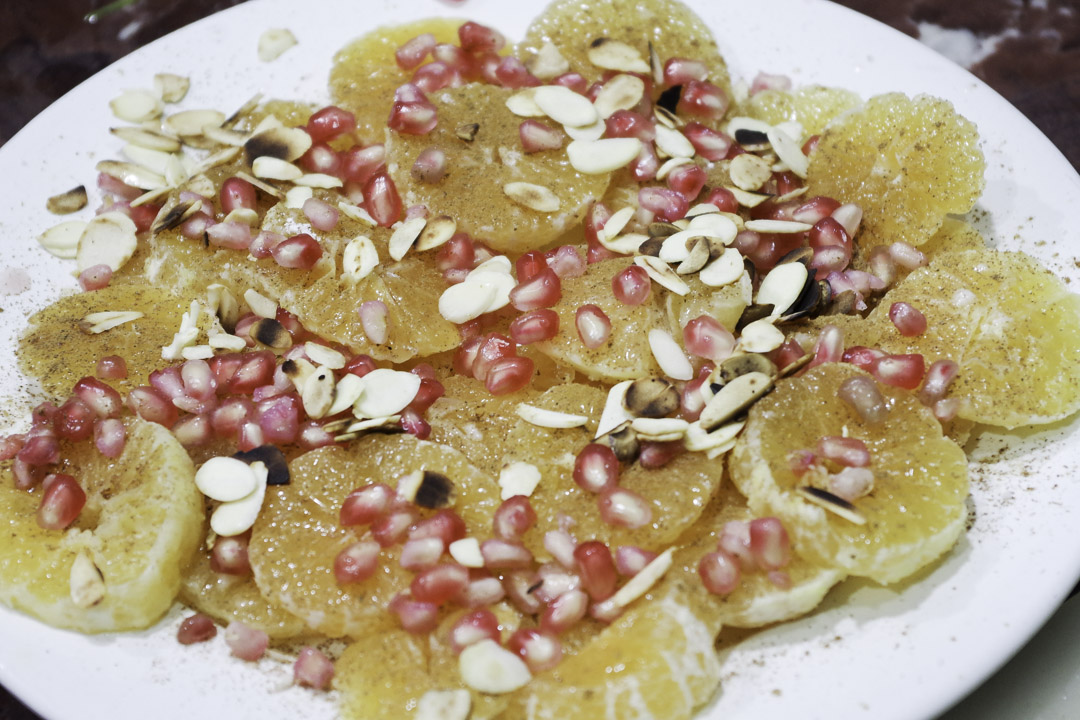 Salade d'orange marocaine