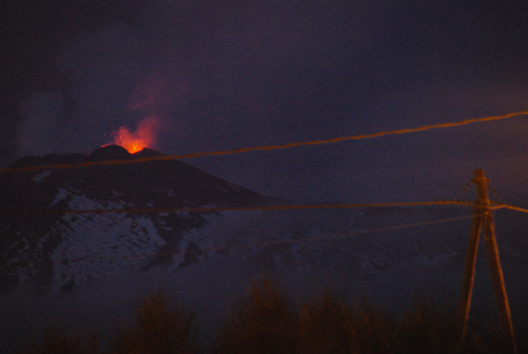 Eruption volcanique de l'Etna