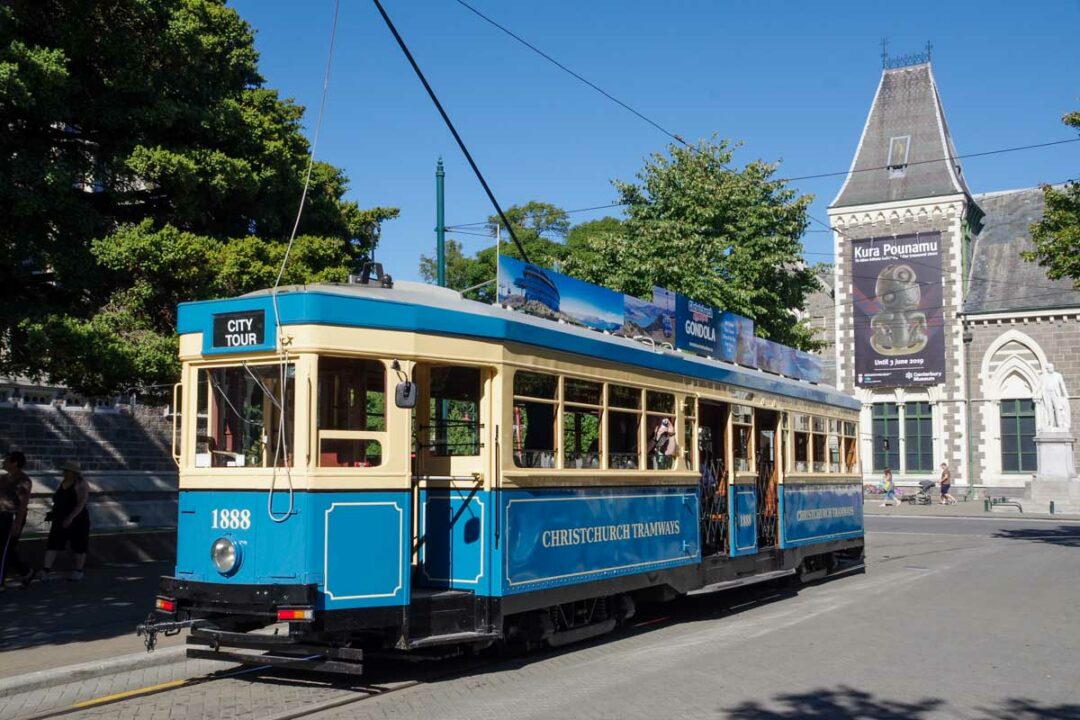 le tramway historique de Christchurch