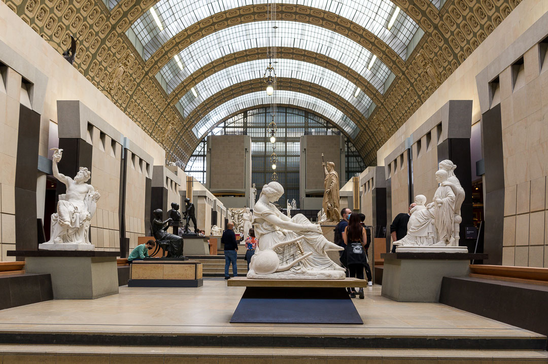 la galerie des Sculptures au Musée d'Orsay
