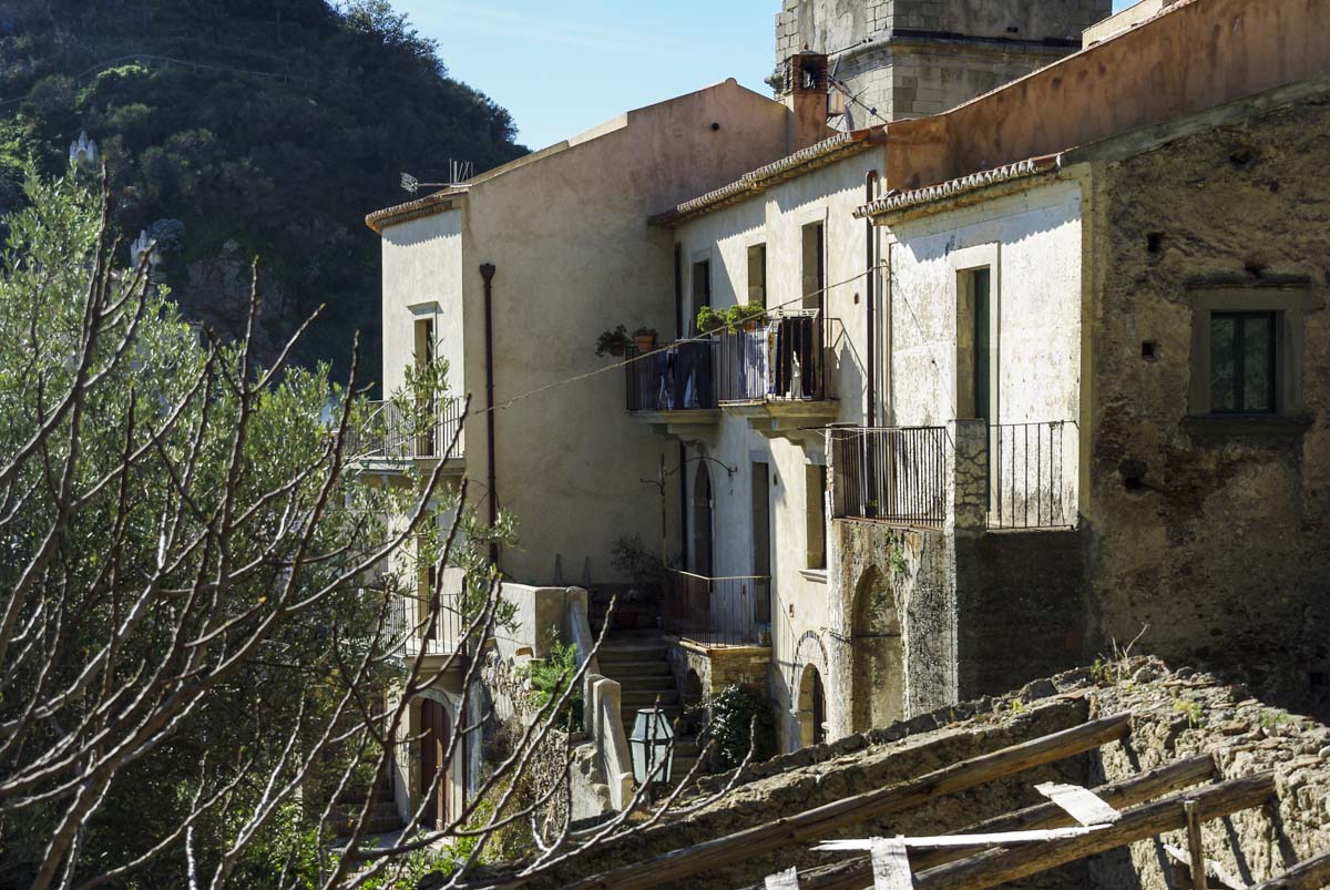 village de Savoca en Sicile