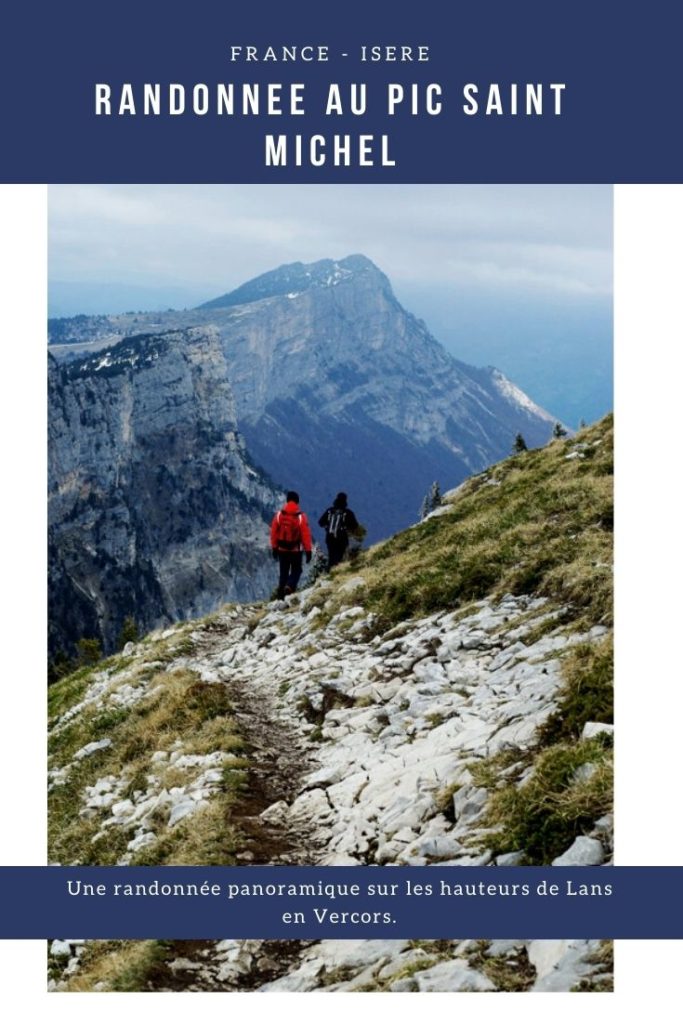 Itinéraire de randonnée sur les hauteurs de Lans en Vercors jusqu'au Pic Saint Michel pour une vue panoramique à 360° sur le plateau et Grenoble