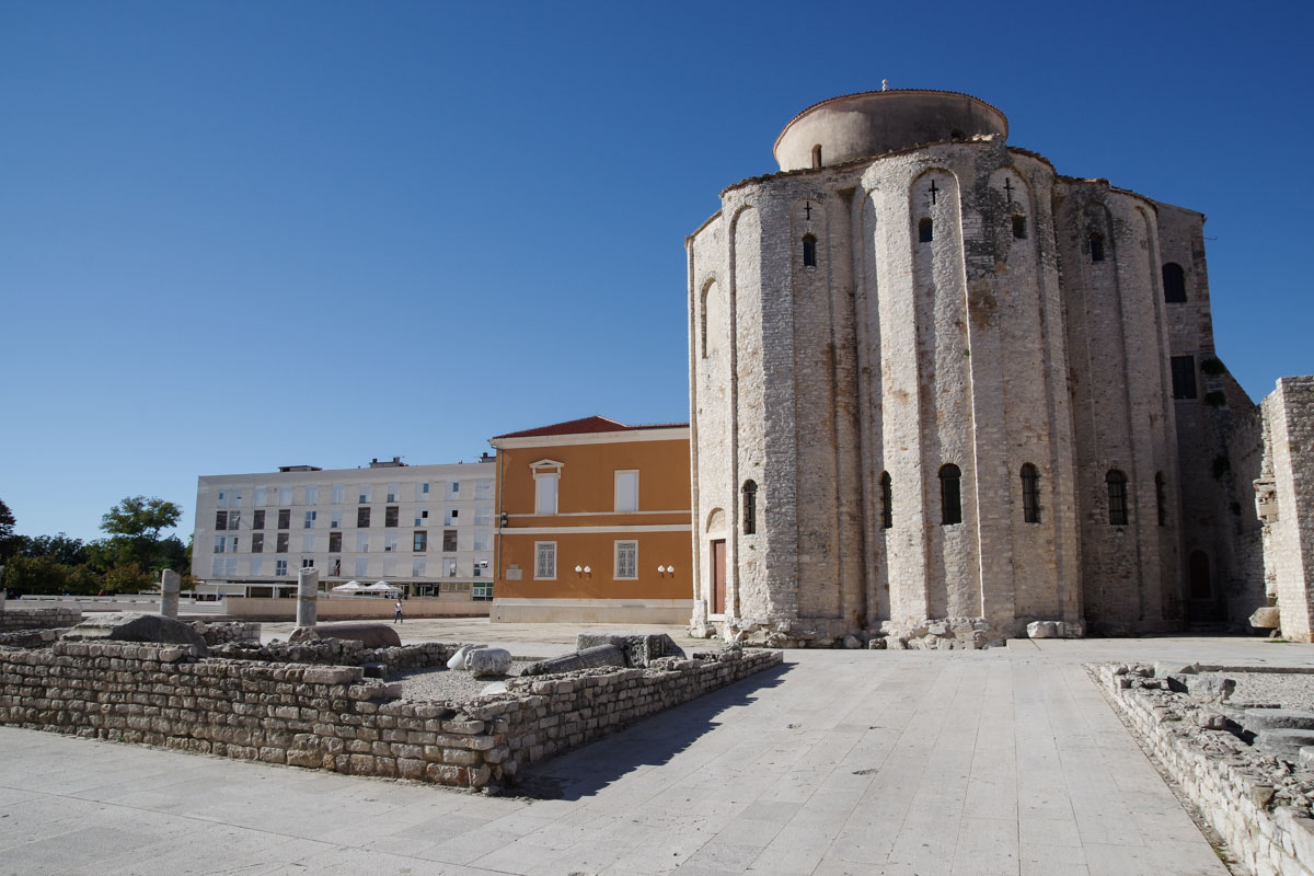 la basilique Donat à Zadar