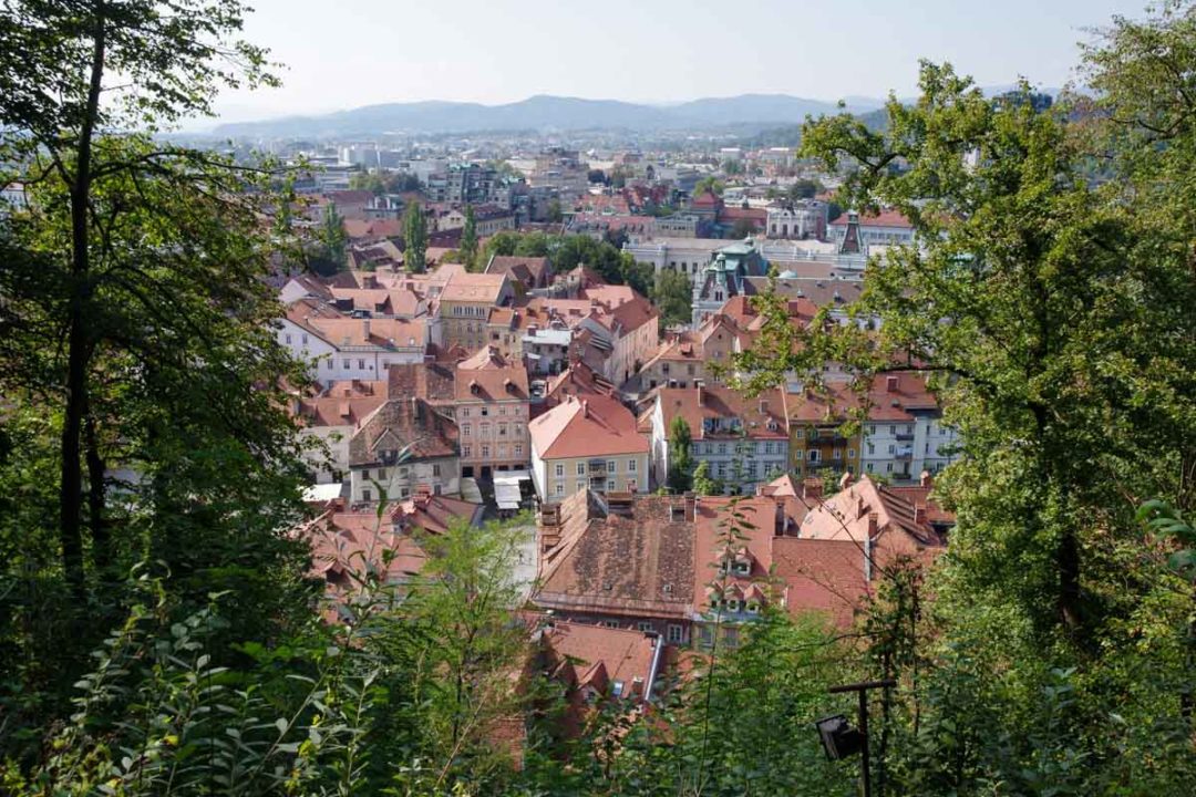 Montée au château de Ljubjlana