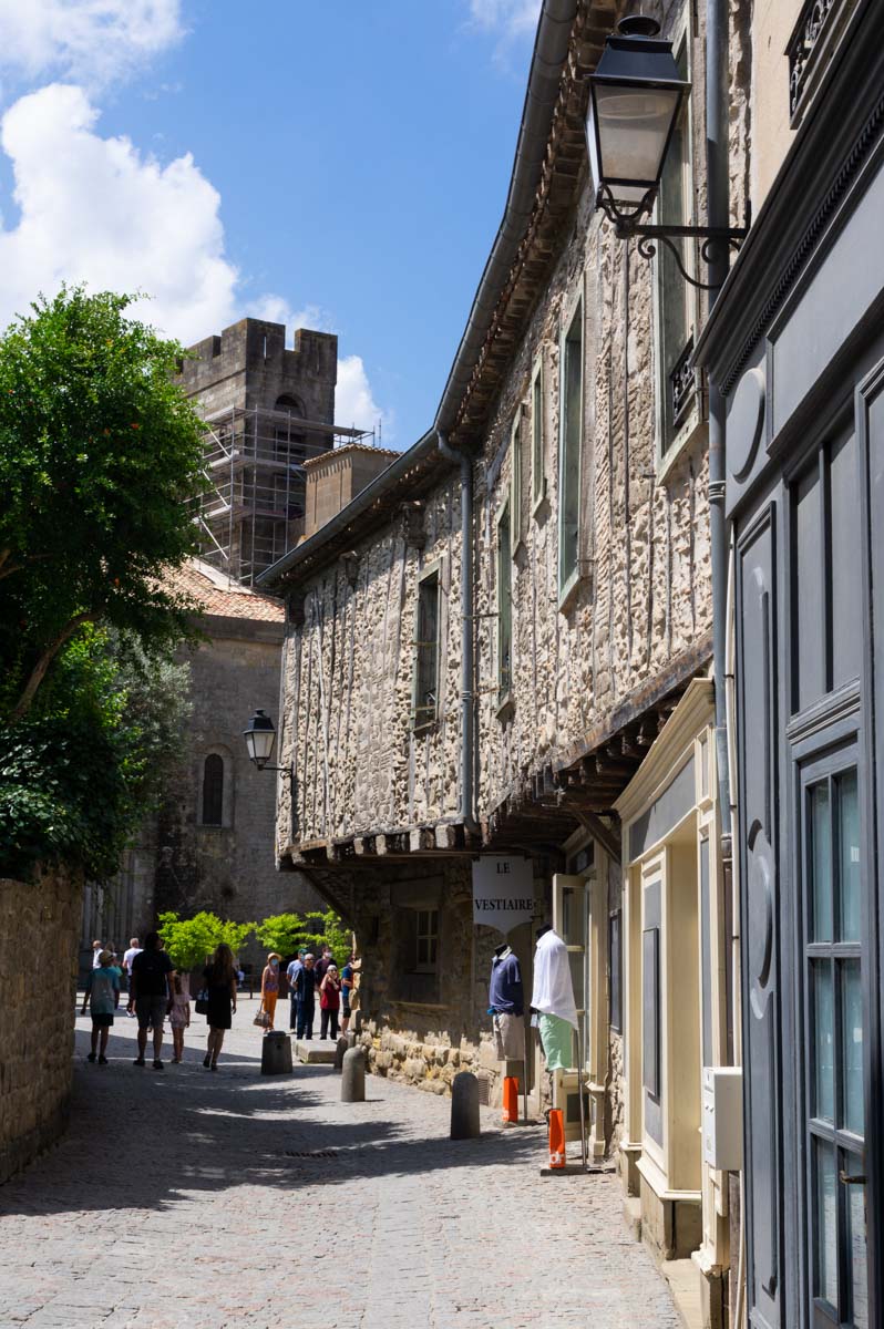 les ruelles de la cité médiévale de Carcassonne