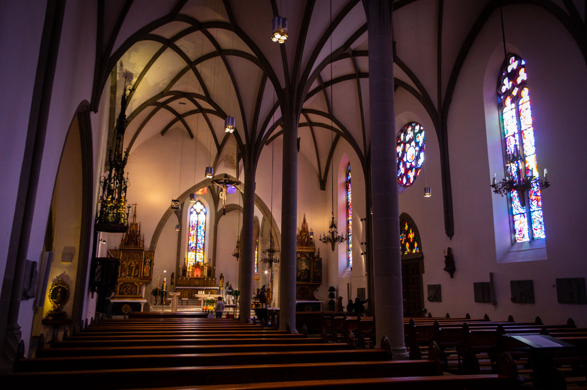 intérieur de la cathédrale de Feldkirch