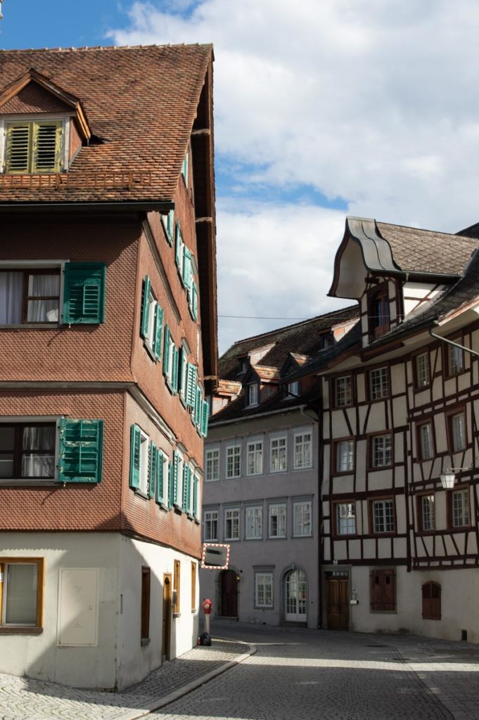 rue dans le centre ville piéton de Feldkirch