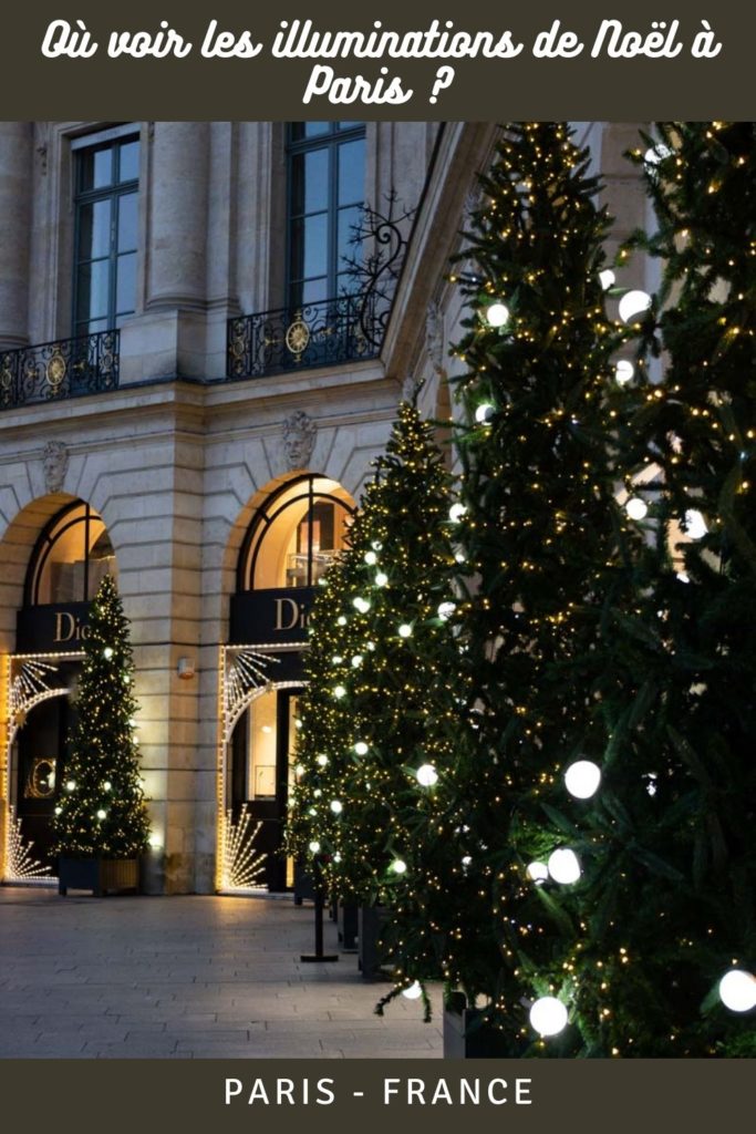 Où voir les illuminations de Noël à Paris ?