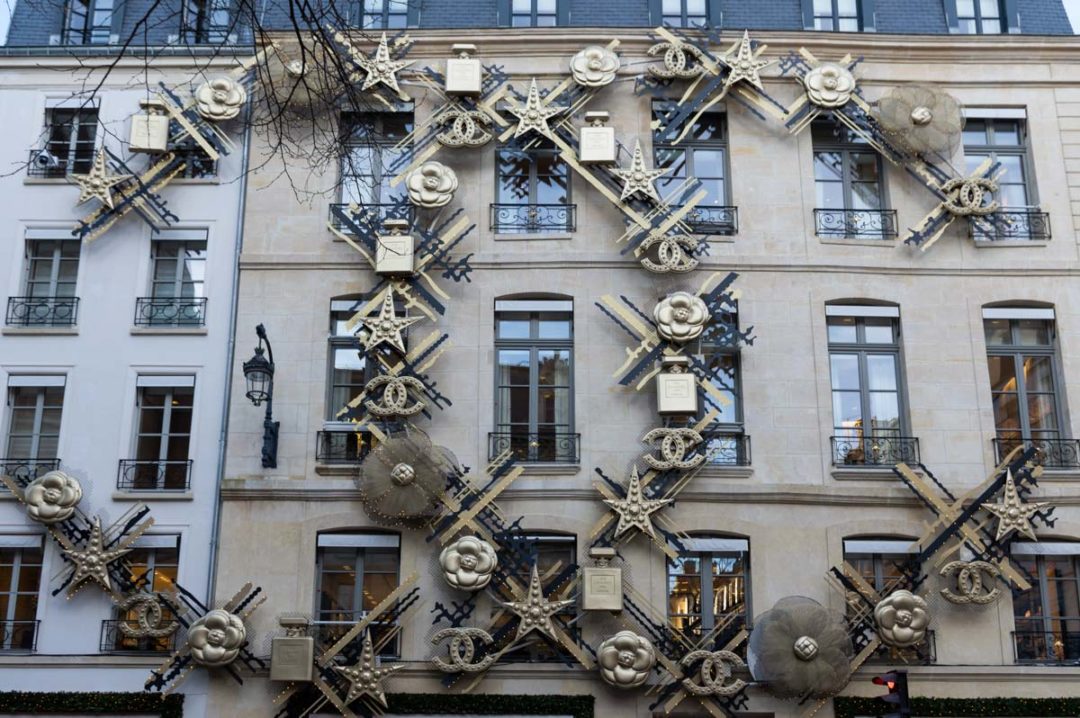 Magasin Chanel sur l'avenue du Faubourg Saint Honoré