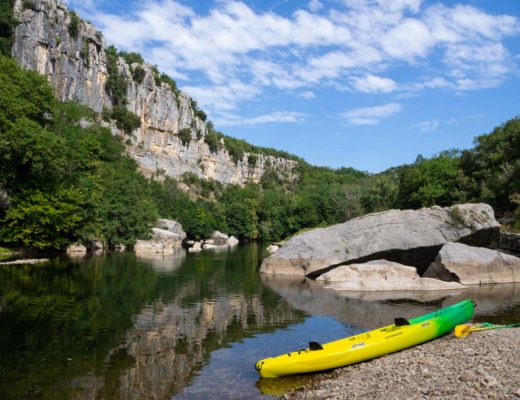 canoe sur le Chassezac