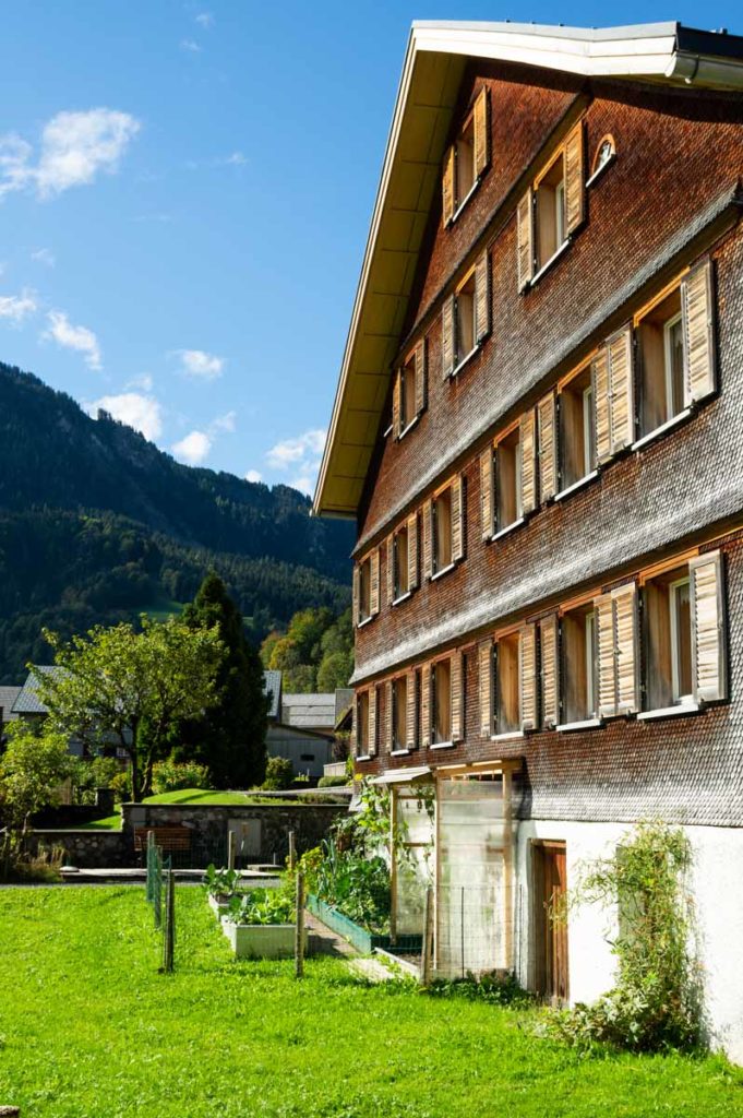 le village de Mellau dans le Vorarlberg