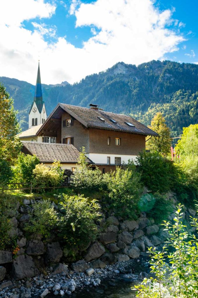 le village de Mellau au coeur du Vorarlberg
