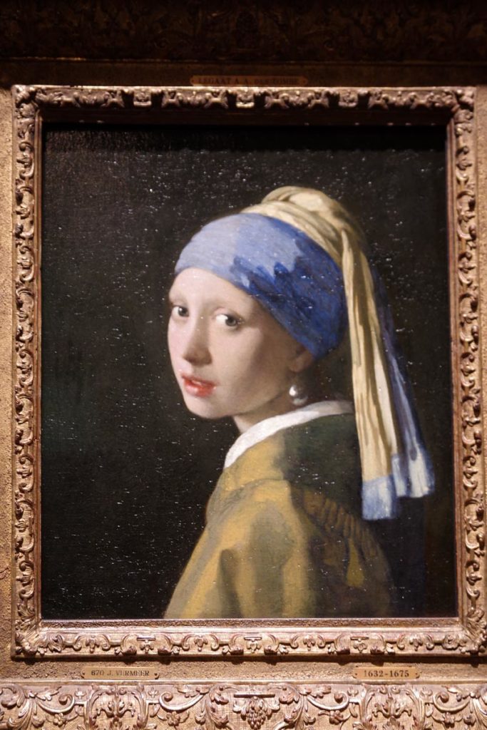 La Jeune Fille à La Perle de Vermeer au Musée du Mauritshuis à La Haye