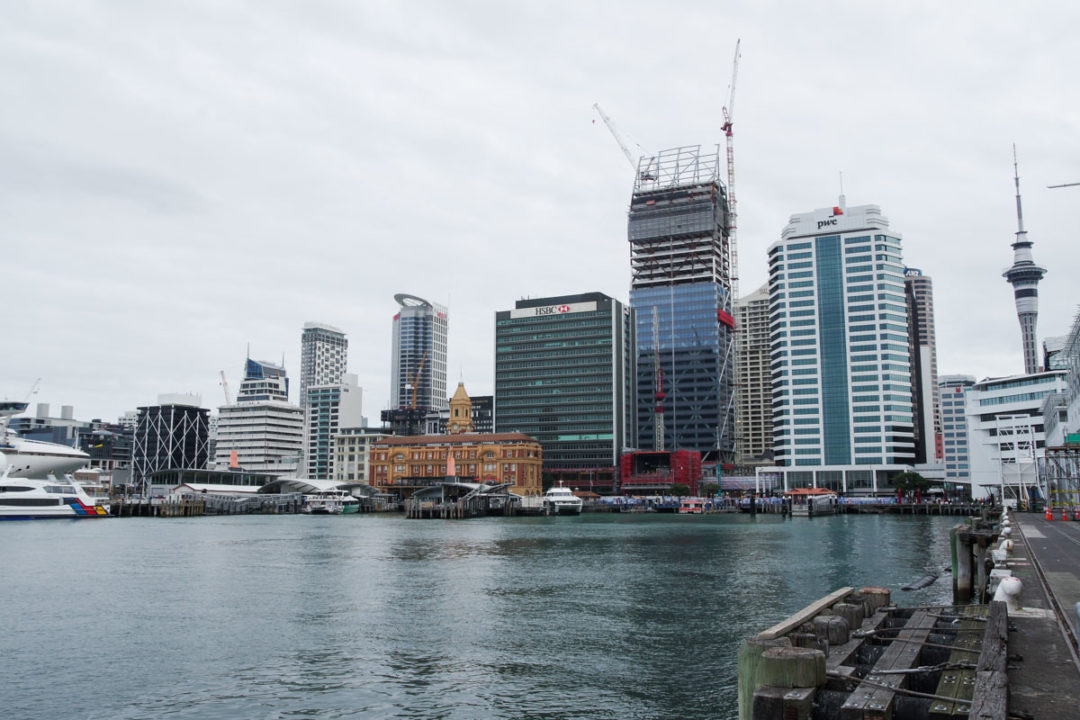 le quartier de Viaduct Harbour à Auckland