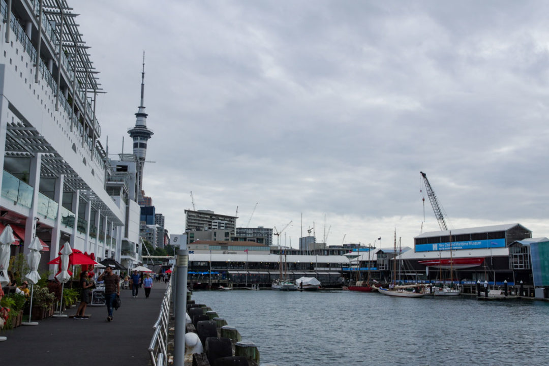 le quartier de Viaduct Harbour à Auckland
