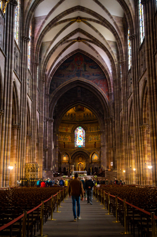 nef de la cathédrale de Strasbourg