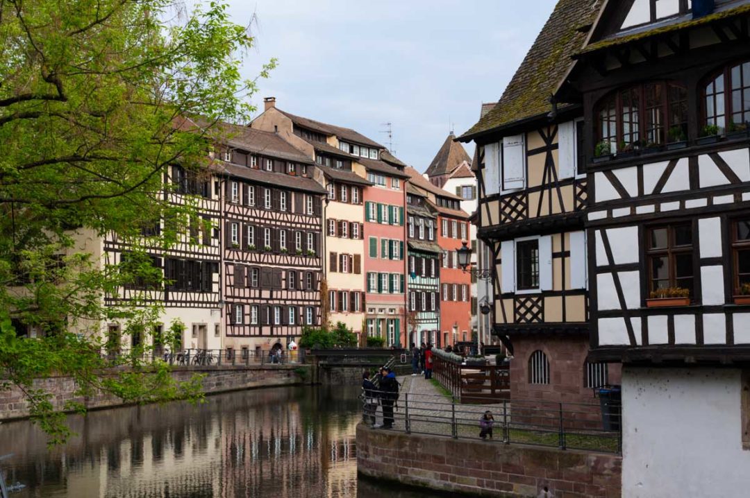 le quartier de la Petite France à Strasbourg