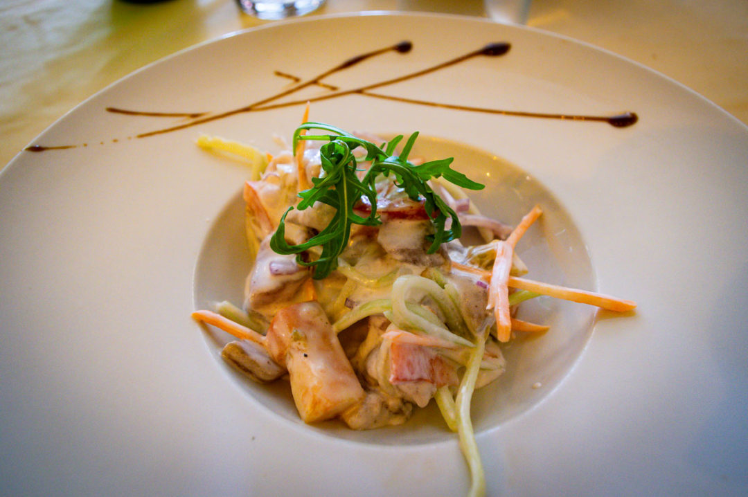 poisson mariné à la tahitienne - restaurant l'Estran au Château d'Oléron