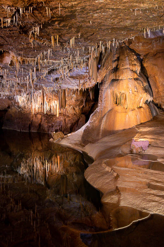 les concrétions de la Grotte de Lacave