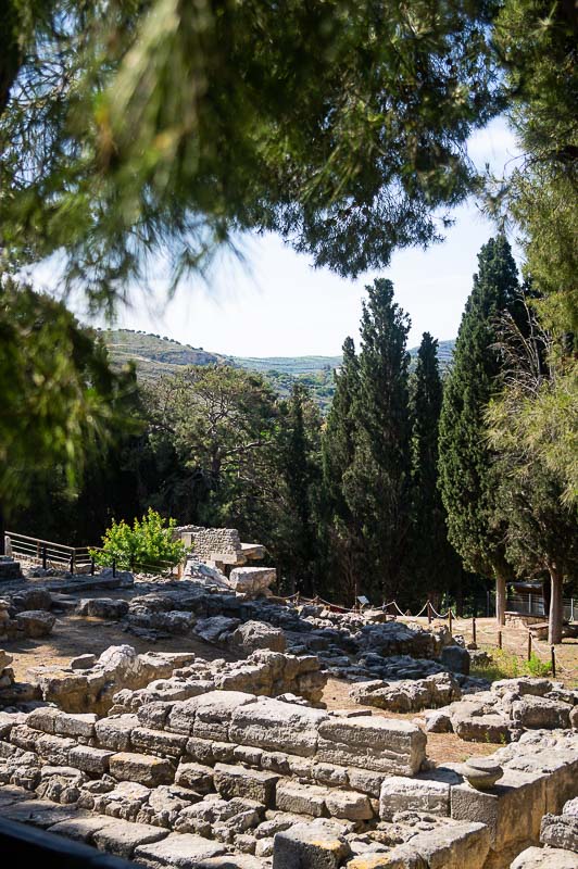 site archéologique de Knossos près d'Héraklion