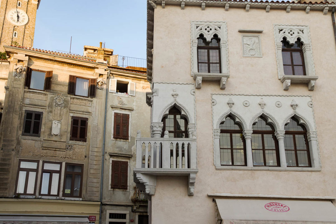 la plus belle maison vénitienne à Piran
