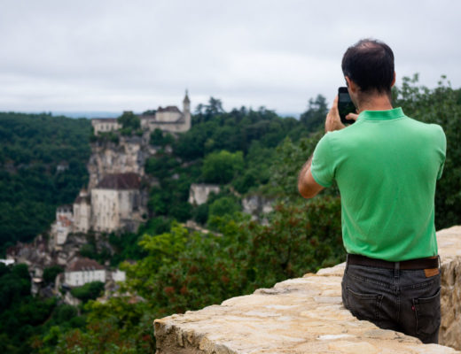 point de vue sur Rocamadour
