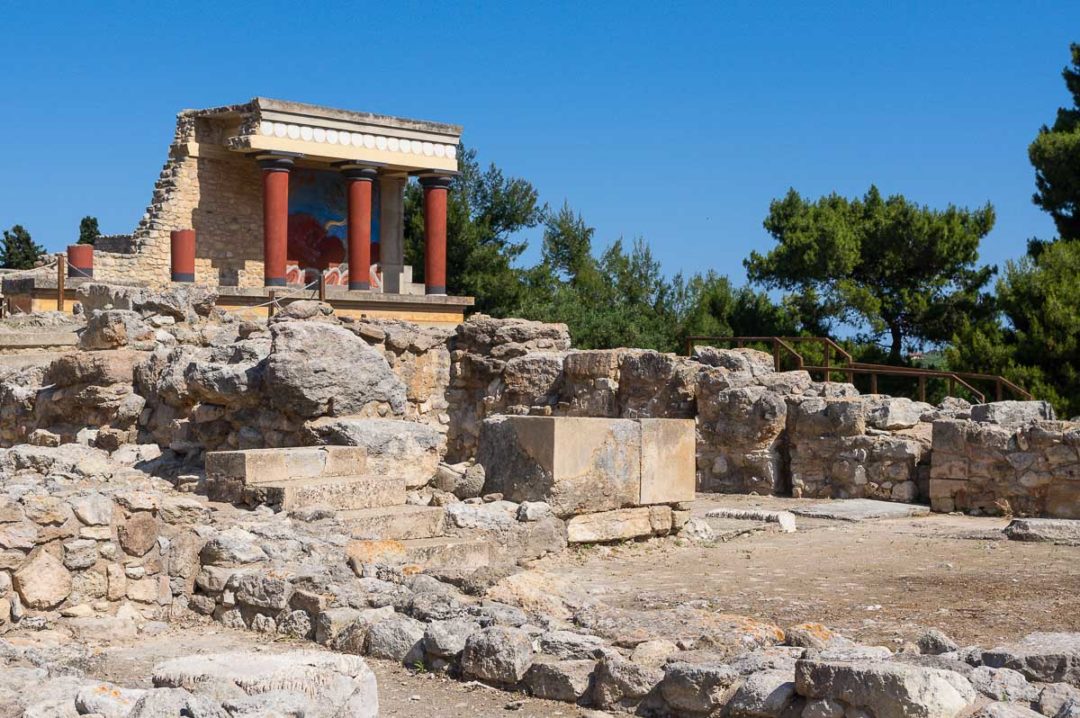 visiter les ruines du Palais de Knossos