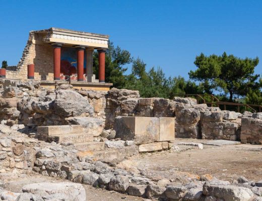 visiter les ruines du Palais de Knossos