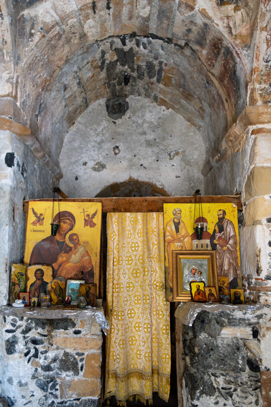 église orthodoxe romane sur la cote crétoise