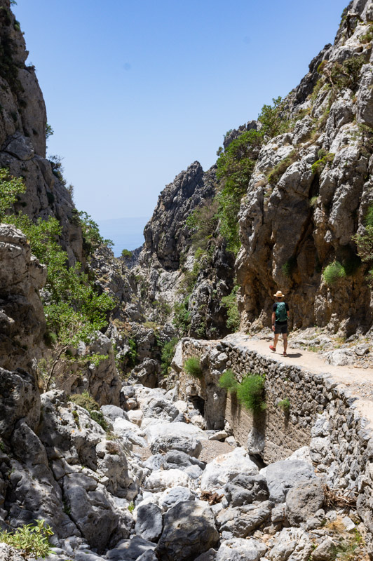 randonnée dans les Gorges de Kallikratis en Crète