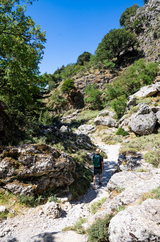 randonnée des gorges d'Imbros en Crète