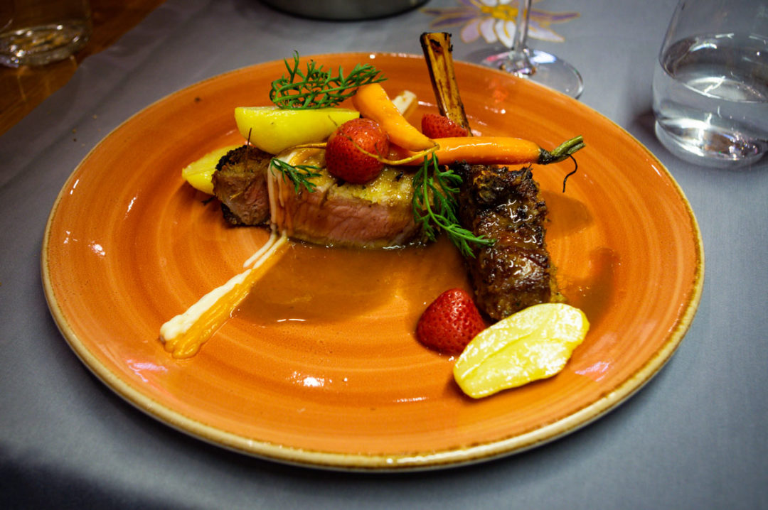 Restaurant les Arcades aux Saisies - plat filet de porc ibérique