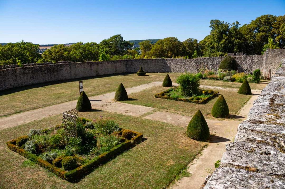 les jardins du château de Nogent le Rotrou
