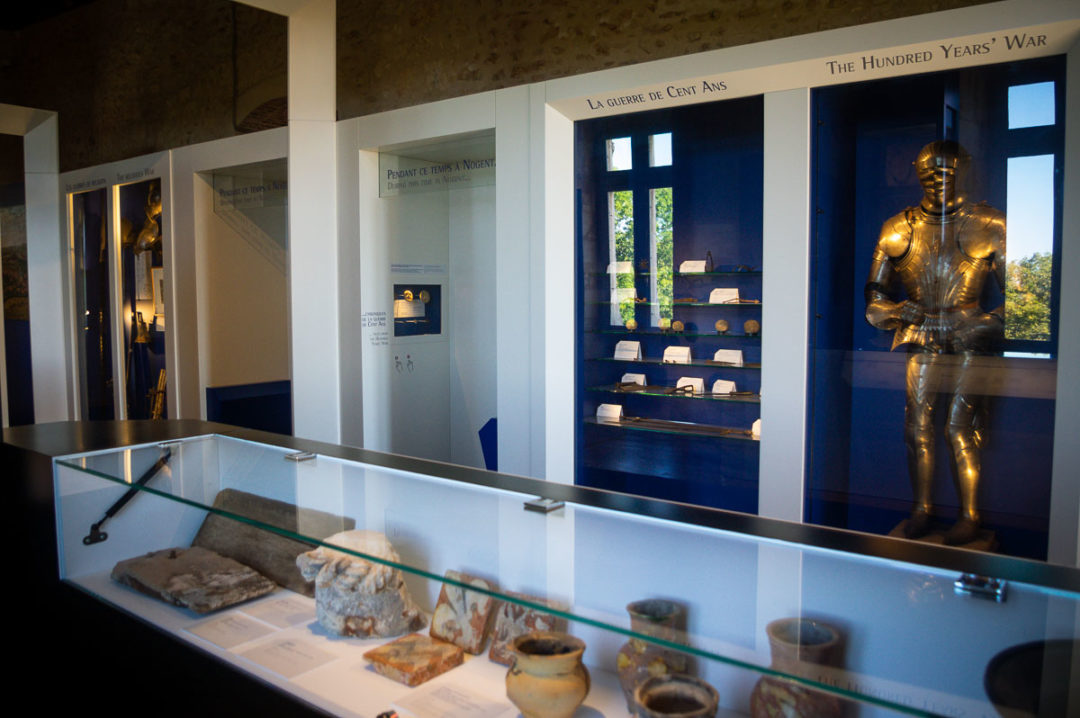nouvelles salles d'exposition dans le château de Nogent le Rotrou