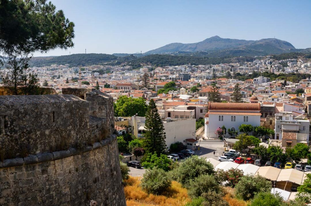 la vieille ville de Rethymnon en Crète