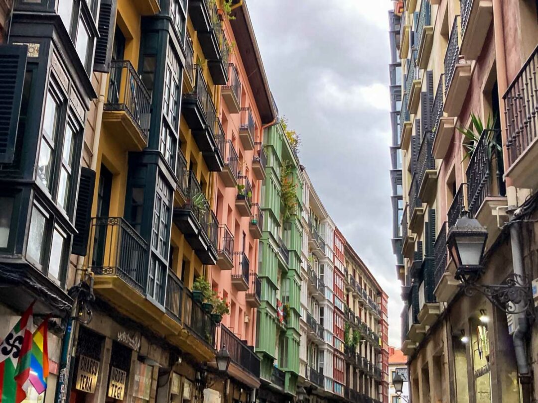 Le quartier de Casco Viejo à Bilbao