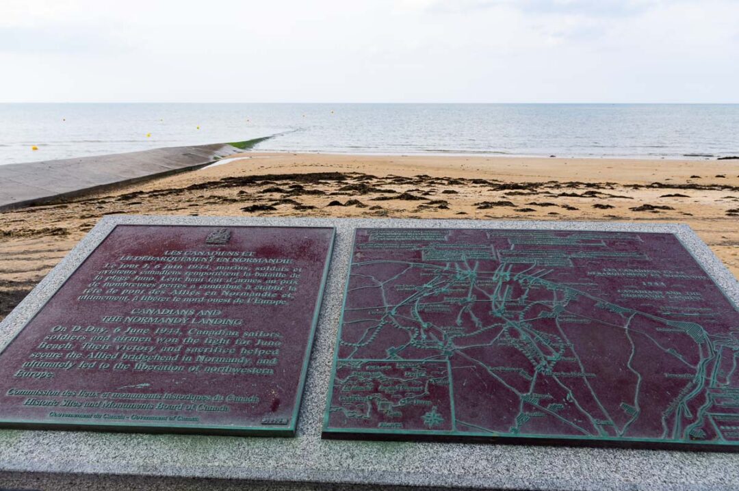 mémorial du débarquement Canadien à Juno Beach