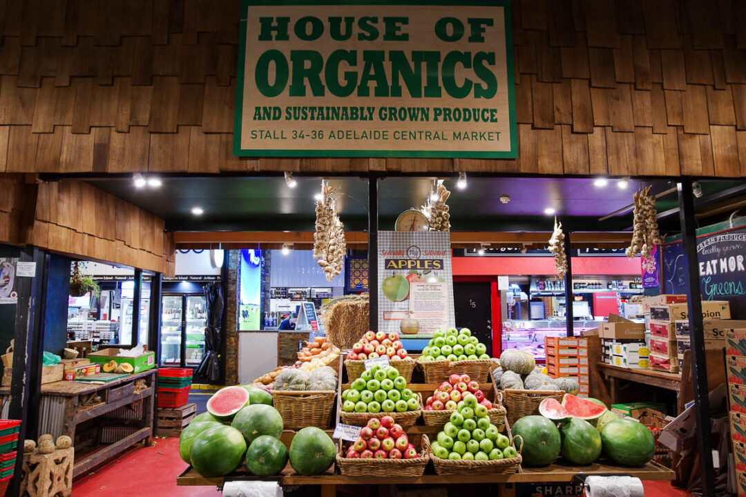 Adelaide Market - stand fruit et legumes