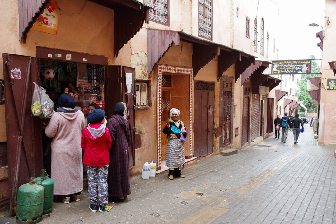 les boutiques de la Médina de Meknes