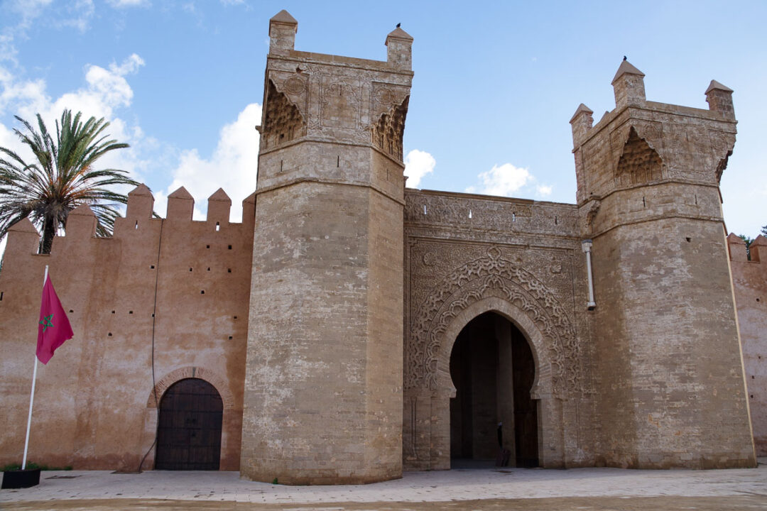 l'entrée monumentale du Chellah à Rabat