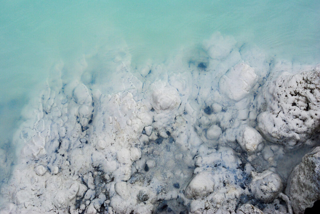 détail des roches du Blue Lagoon en Islande