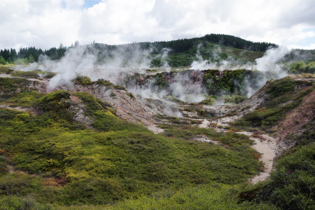 Site Géothermique de Craters of the Moon près de Taupo