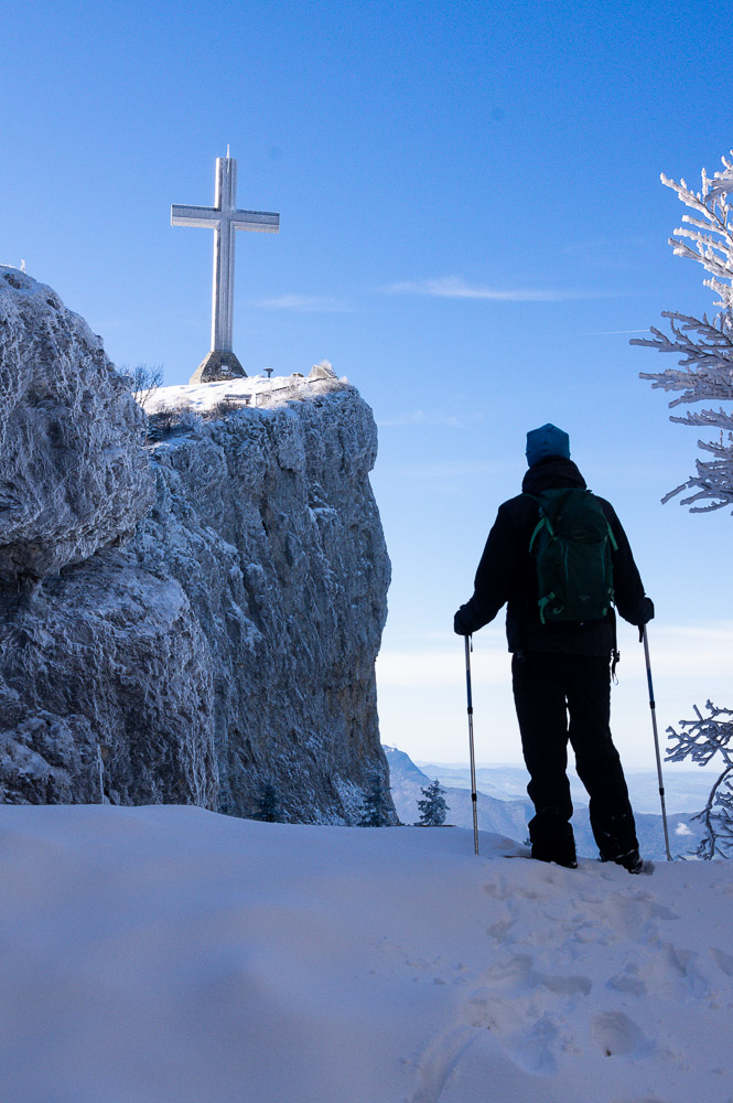 randonnée hivernale à la Croix de Nivolet
