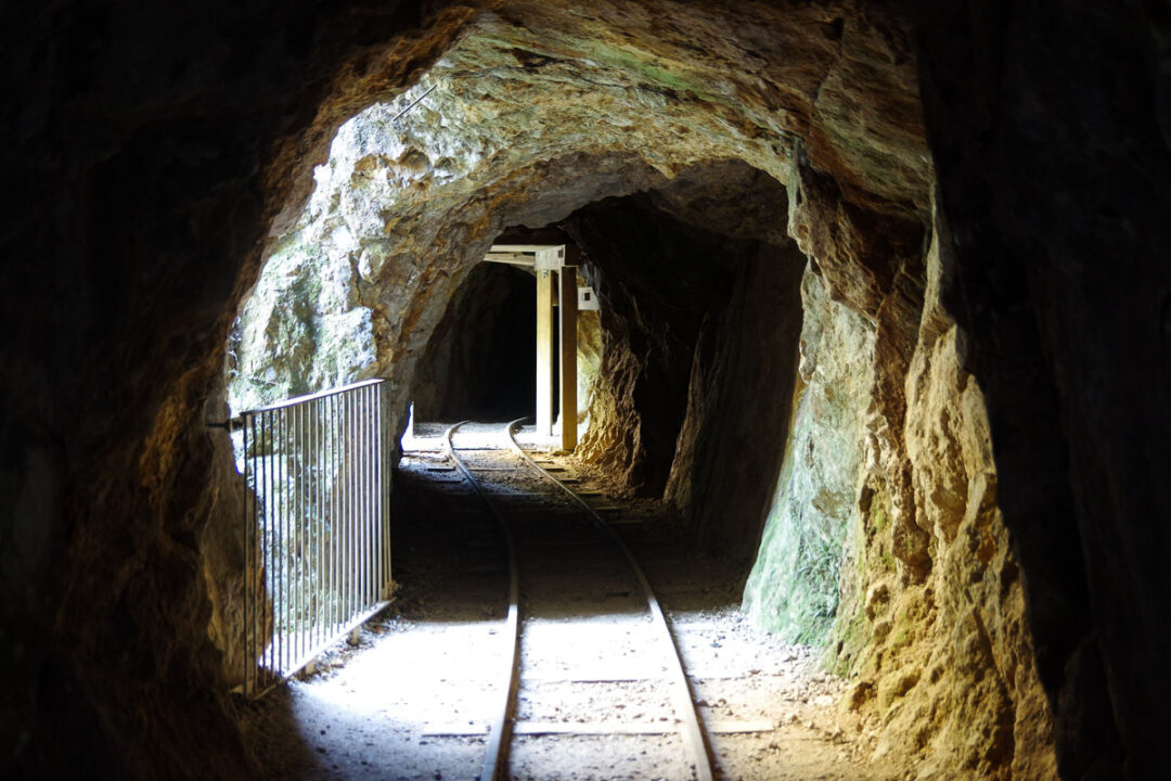 tunnel de la mine de Karagahake